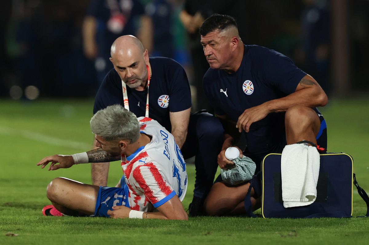 Mundial 2026, Julio Enciso sale lesionado, Selección de Paraguay amistoso contra Nicaragua