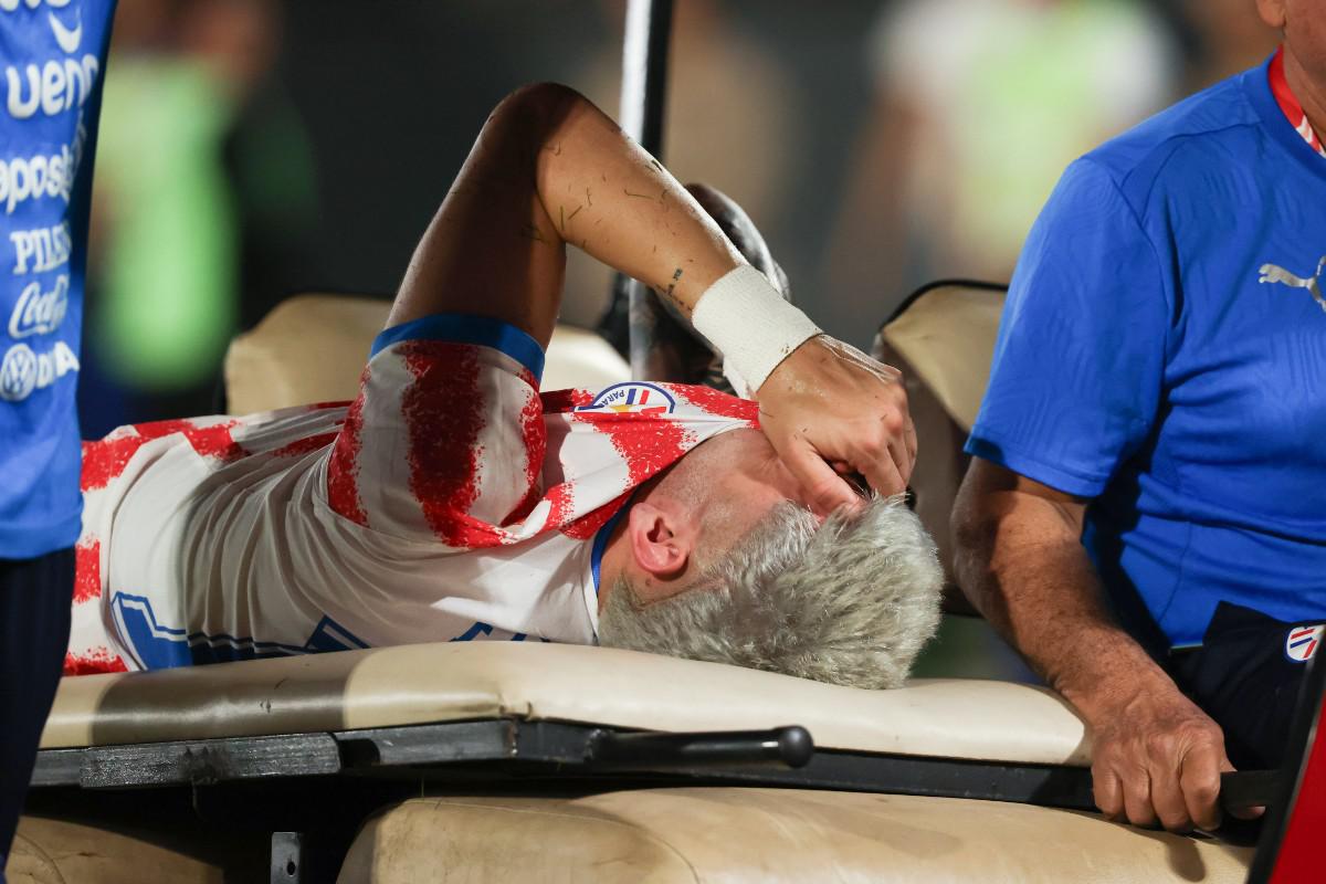 Mundial 2026, Julio Enciso sale lesionado, Selección de Paraguay amistoso contra Nicaragua