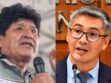 composición de el expresidente Evo Morales y el ministro de Economía, José Gabriel Espinoza