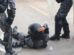 Un efectivo policial herido durante el operativo de desbloqueo
