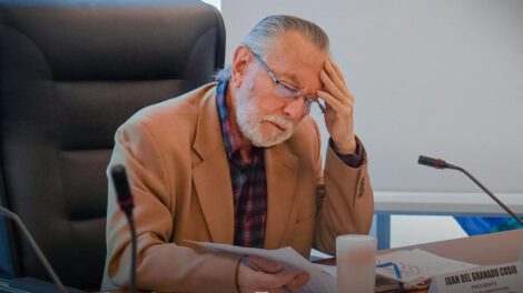 El presidente de la Comisión, el diputado Juan del Granado