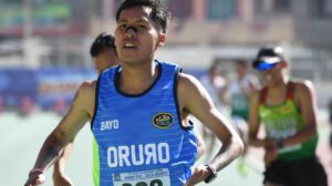 Atletismo internacional en Cochabamba, Benita Parra Valeria Quispe y David Ninavia ganan oro, El podio en 1.500 varones fue de los orureños