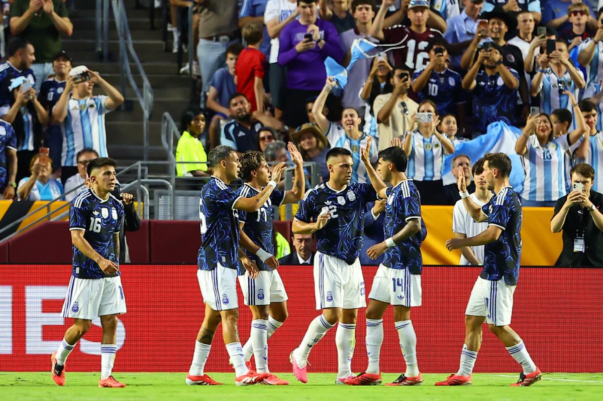 Partido amistoso, Argentina vs. Honduras, Partido disputado en Texas, Victoria de Argentina sobre Honduras 2-0