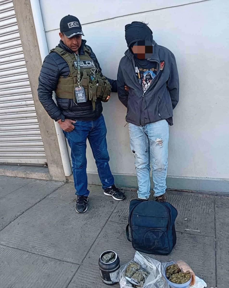 Sujeto aprehendido y remitido al Ministerio Público