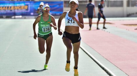 Challenger Julia Iriarte, Pista atlética de Cochabamba, Benita Parra, El orureño Wilmer Santos
