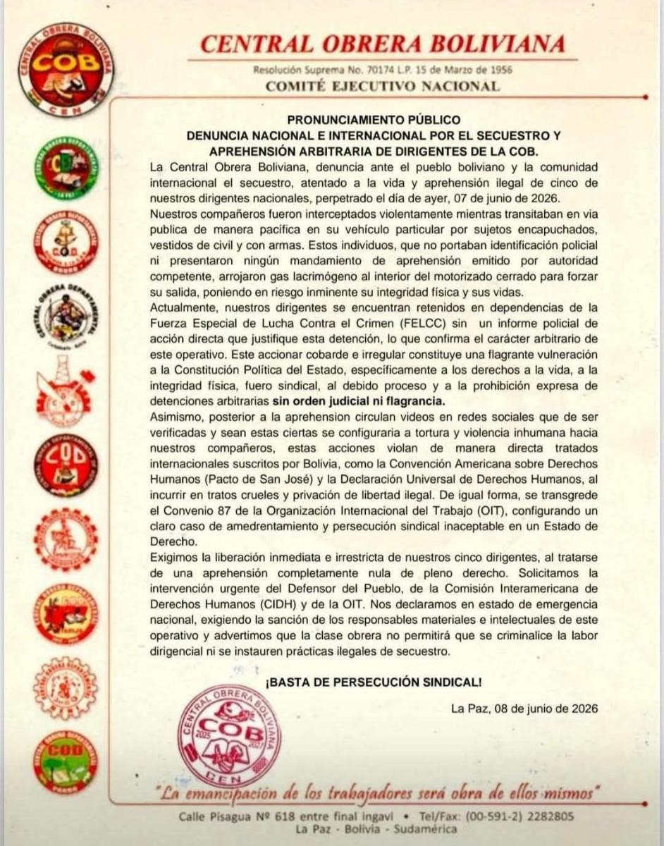 COB COMUNICADO