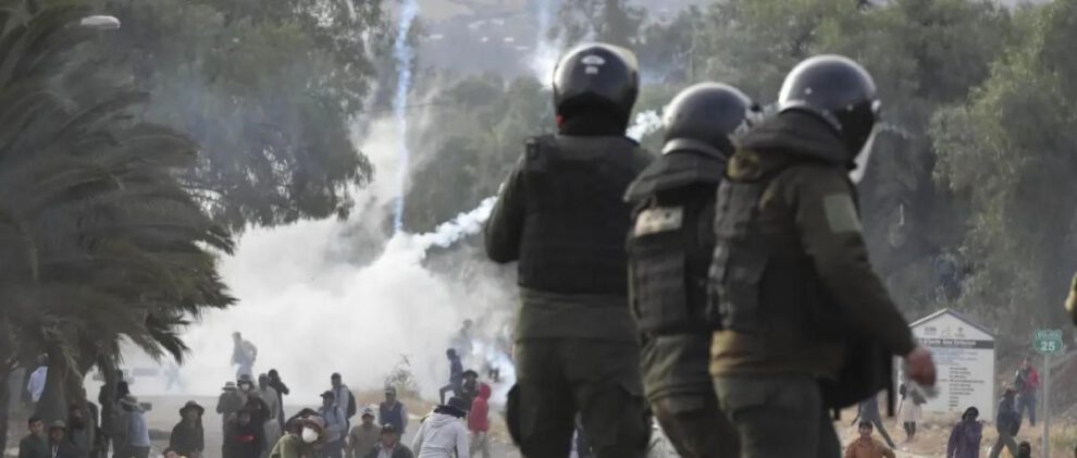 intervención policial y militar.