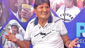 El expresidente Evo Morales