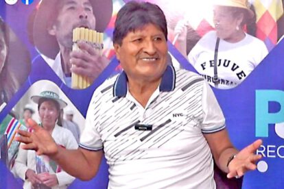 El expresidente Evo Morales