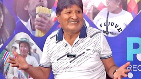 El expresidente Evo Morales