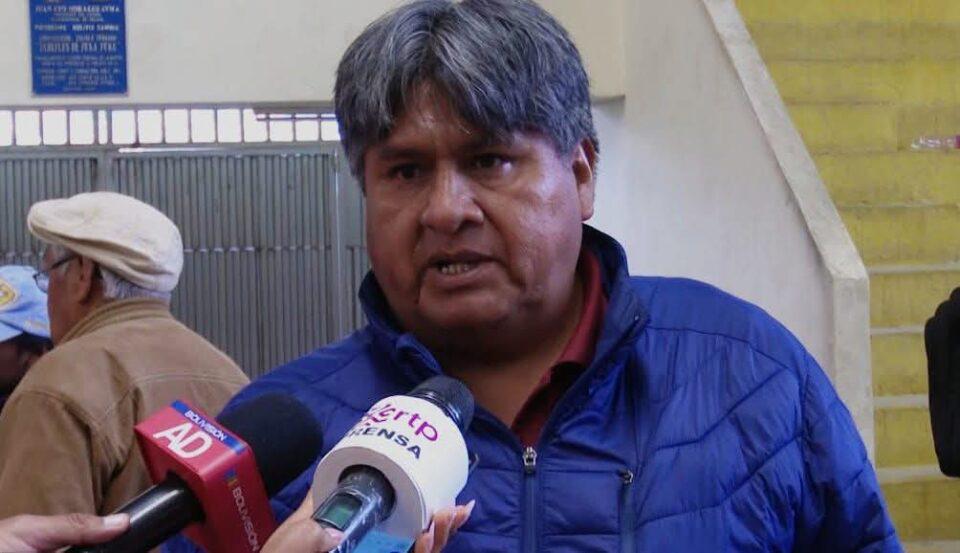 El dirigente Fernando Chambi