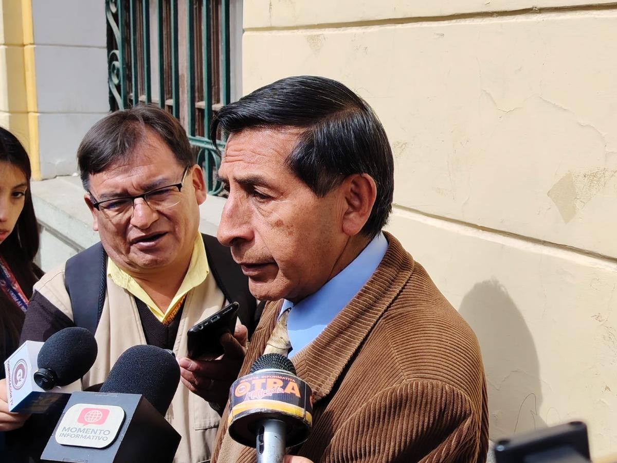 Secretario general Wilfredo Ortuño