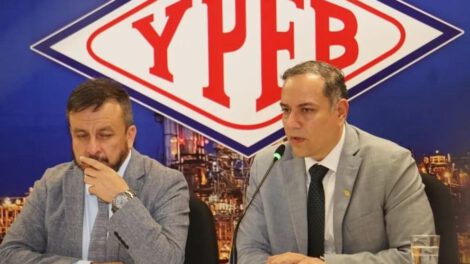 El exministro de Hidrocarburos, Mauricio Medinaceli, y el expresidente de Yacimientos Petrolíferos Fiscales Bolivianos (YPFB), Yussef Akly