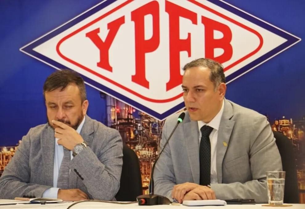 El exministro de Hidrocarburos, Mauricio Medinaceli, y el expresidente de Yacimientos Petrolíferos Fiscales Bolivianos (YPFB), Yussef Akly
