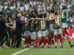 celebración de gol selección Mexicana