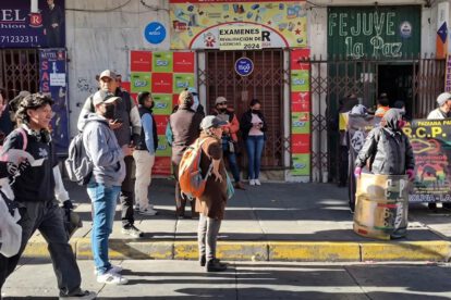 Vecinos de la “Resistencia Paceña”