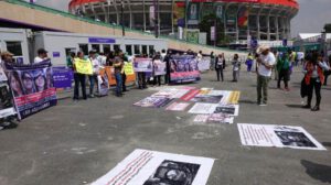 Estas manifestaciones provienen de familiares de desaparecidos, sindicatos de maestros y trabajadores