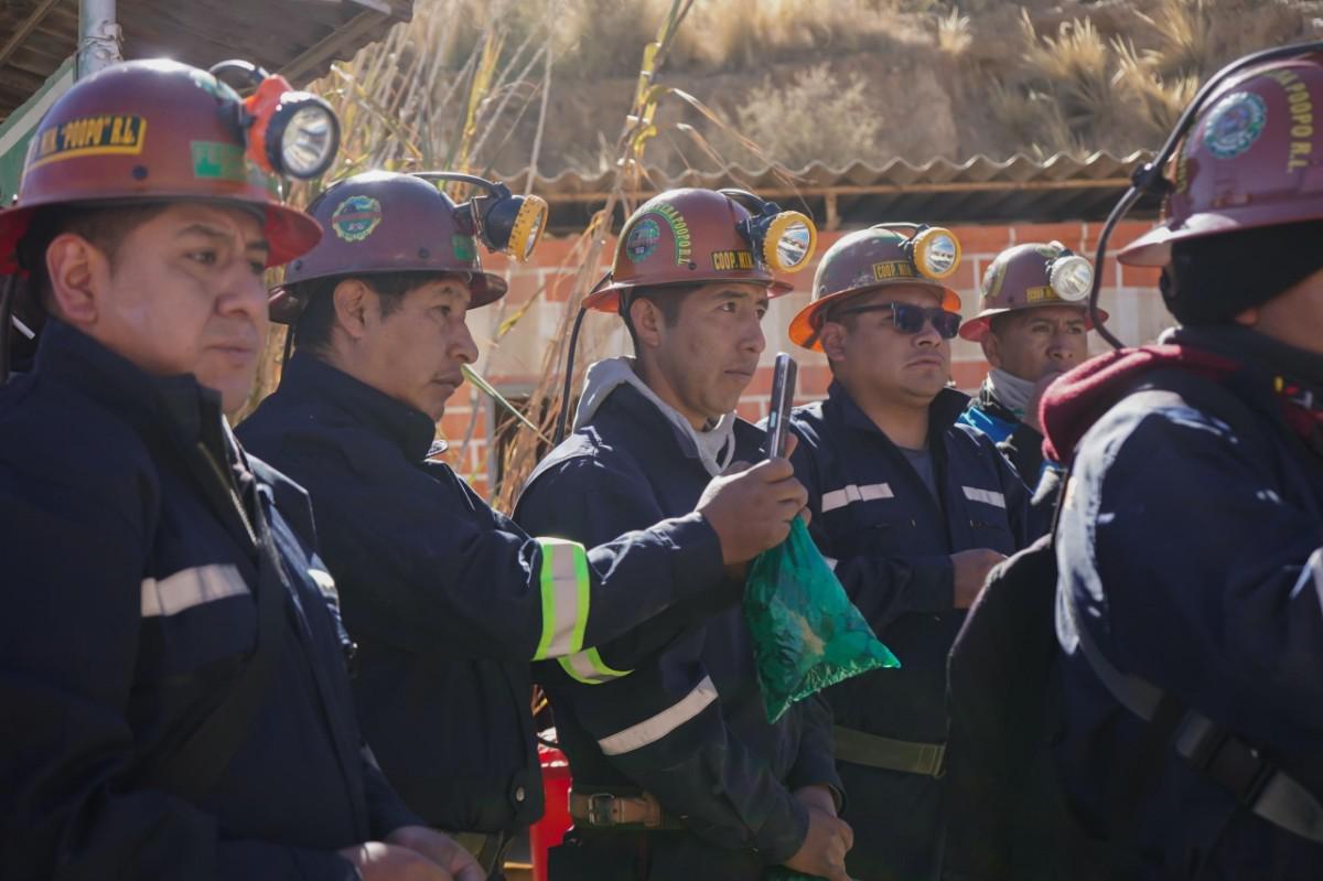 Reunión con mineros de Poopó para impulsar agenda de reactivación