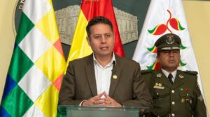 El vicepresidente Edmand Lara