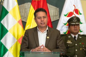 El vicepresidente Edmand Lara