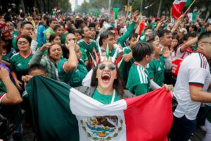 Mundial 2026, Mexicanos celebran el triunfo de su selección, México vence a Sudáfrica