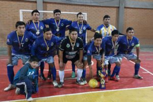 Futsal Sénior, Asociación Municipal de Futsal Oruro, Escara campeón del futsal Sénior