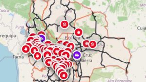 A nivel nacional se registran 92 puntos de bloqueos que afectan la red vial