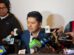 El senador Veliz en conferencia de prensa