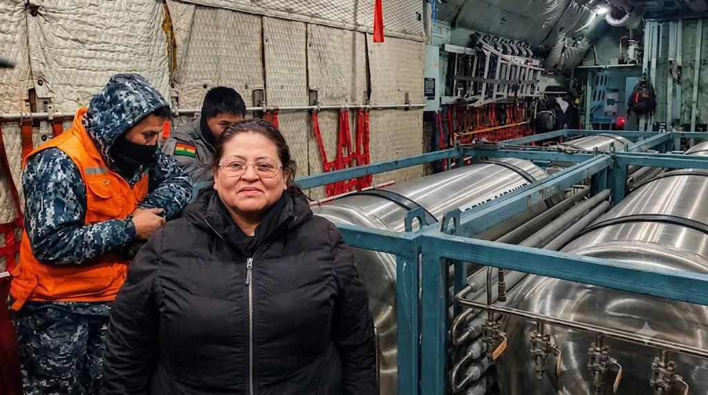 La ministra Marcela Flores Zambrana