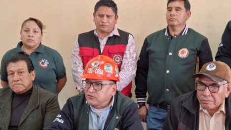 Dirigentes de la COD Cochabamba
