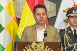 El vicepresidente Edmand Lara