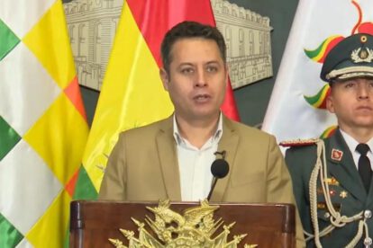 El vicepresidente Edmand Lara