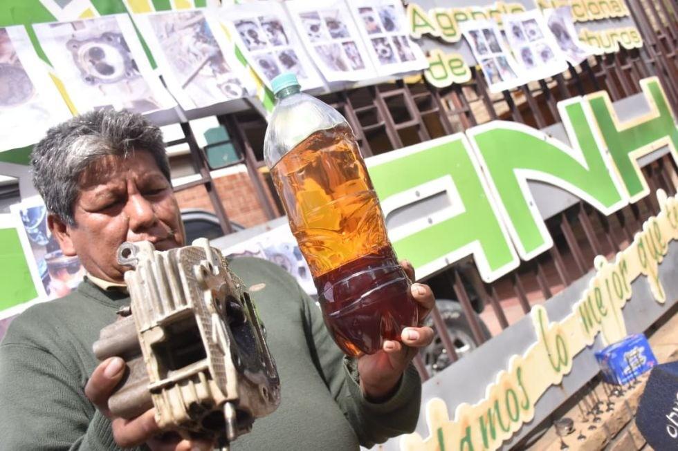 Transportistas denunciaron la venta de gasolina de mala calidad