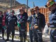 El gobernador Sánchez estuvo de visita en el distrito minero de Poopó