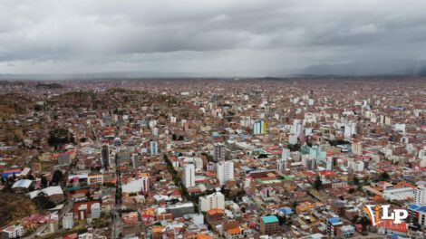 Panorámica del zona Central y Oeste de Oruro