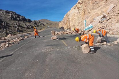 Trabajos en la vía