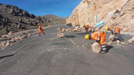 Trabajos en la vía