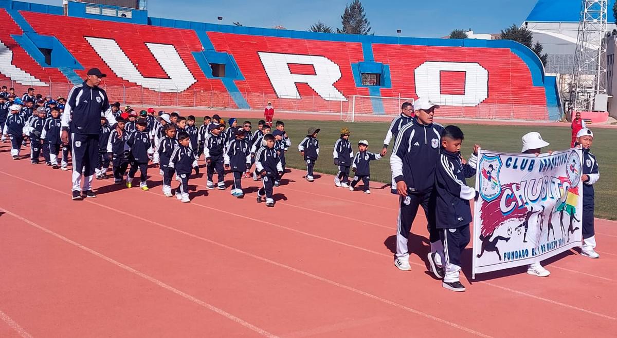 División Infantojuvenil AFO, Inauguración torneo 2026, Más de un millar de deportistas participan