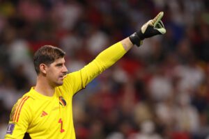 fotografía del arquero belga Thibaut Courtois