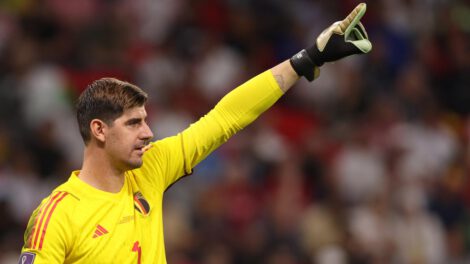 fotografía del arquero belga Thibaut Courtois