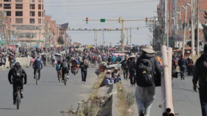 bloqueos en Bolivia