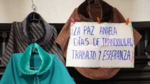Comerciantes de ropa de invierno