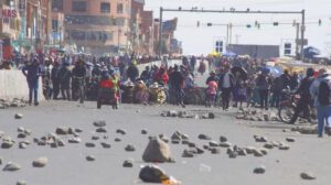 bloqueo en Bolivia