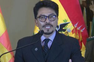 El canciller Fernando Aramayo
