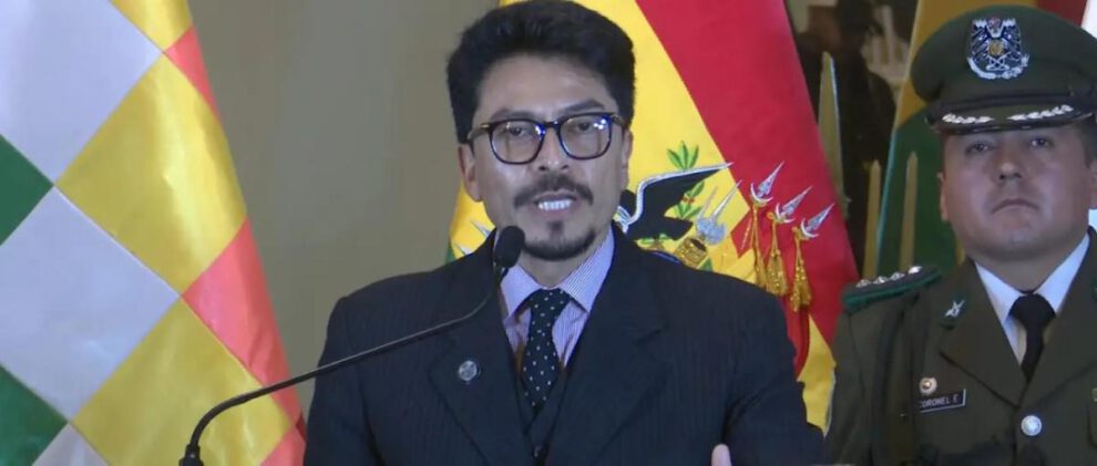 El canciller Fernando Aramayo