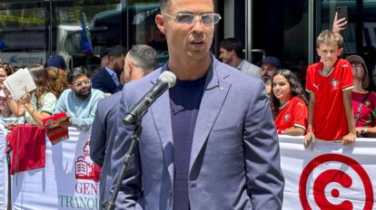 plano medio de Cristiano Ronaldo