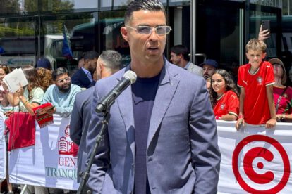 plano medio de Cristiano Ronaldo