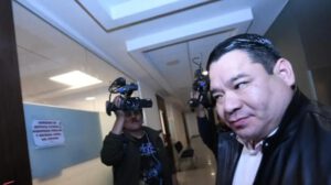 El Fiscal general del Estado, Roger Mariaca