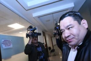 El Fiscal general del Estado, Roger Mariaca