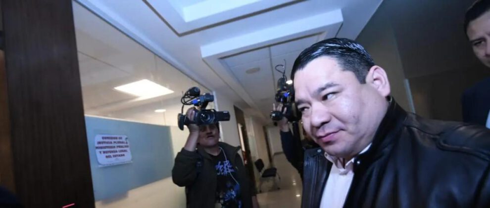 El Fiscal general del Estado, Roger Mariaca